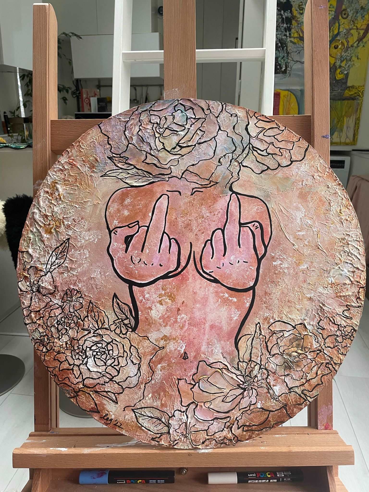 Middle Finger Painting