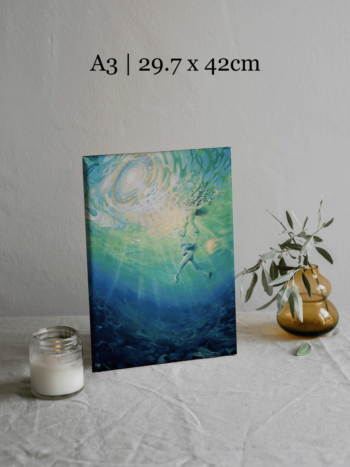 Canvas Prints: Saving you, losing me | Limited Edition Fine Art | Framed & unframed