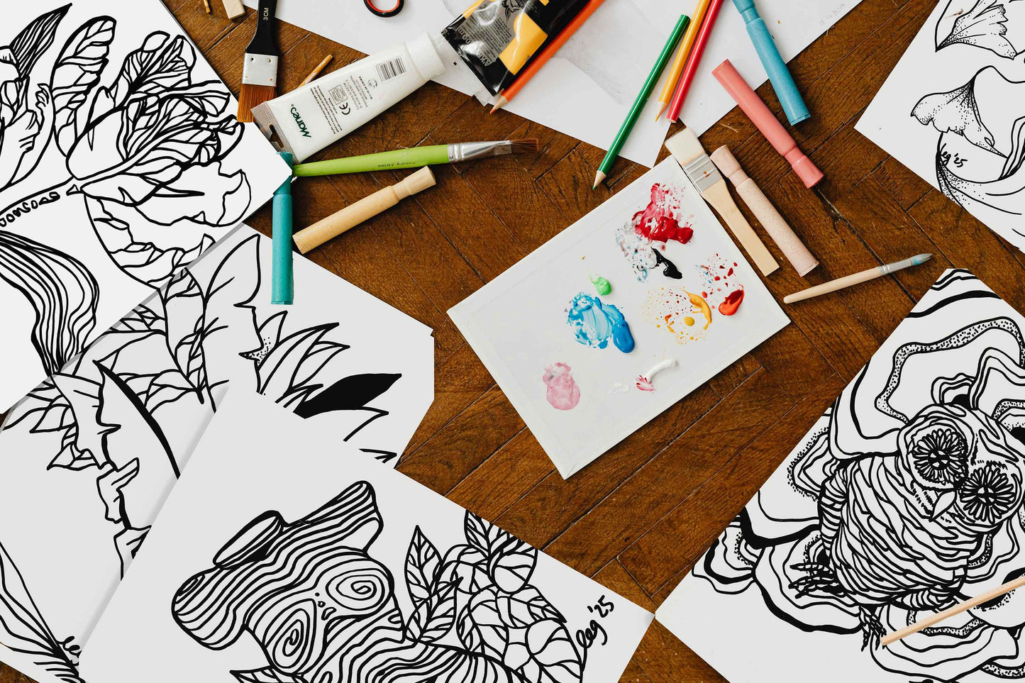PICK YOUR PRICE: Printable Coloring Book for Adults | Digital Download for Mindful Coloring & Art Therapy
