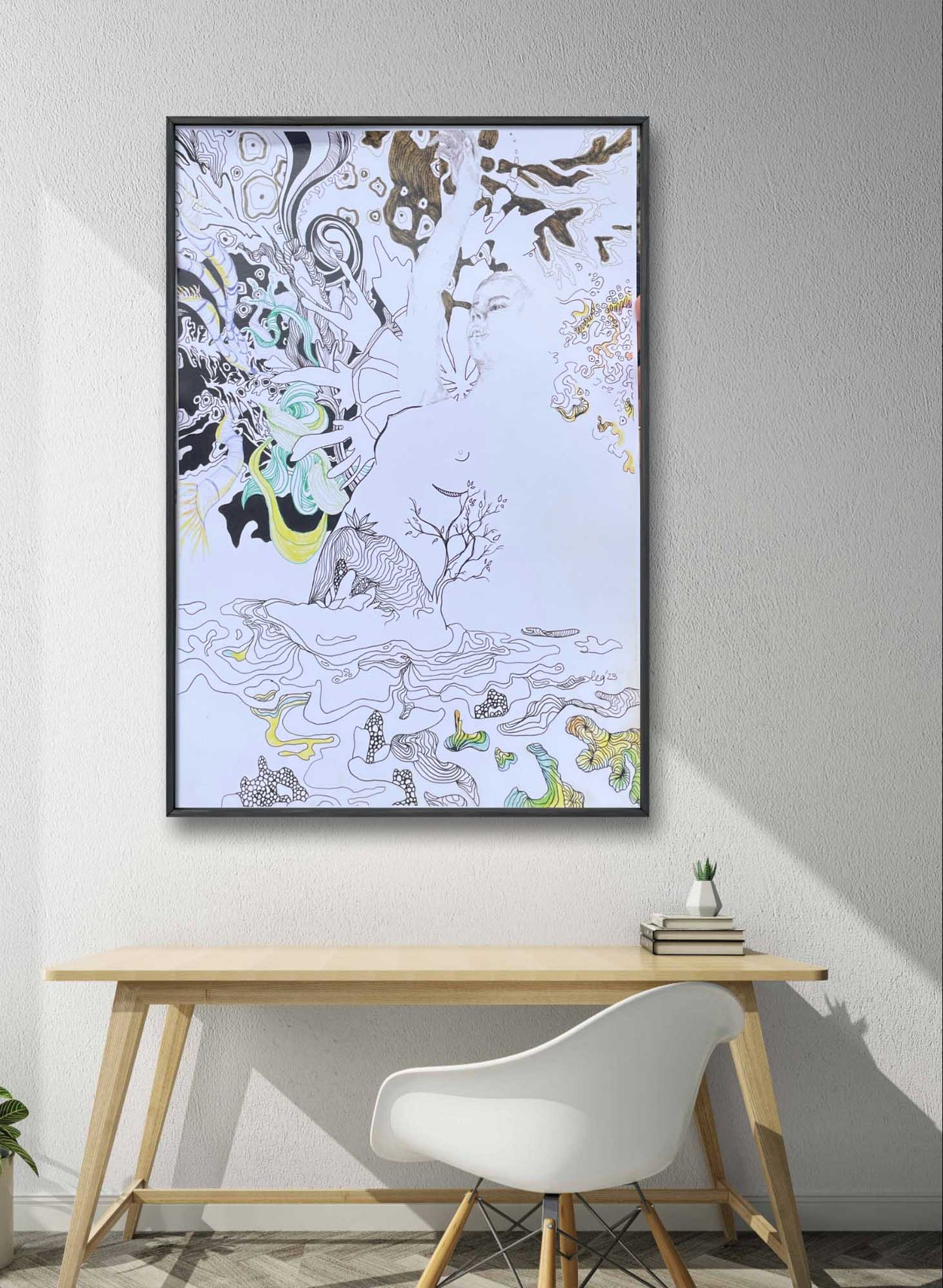 Ethereal Plant Lady Print