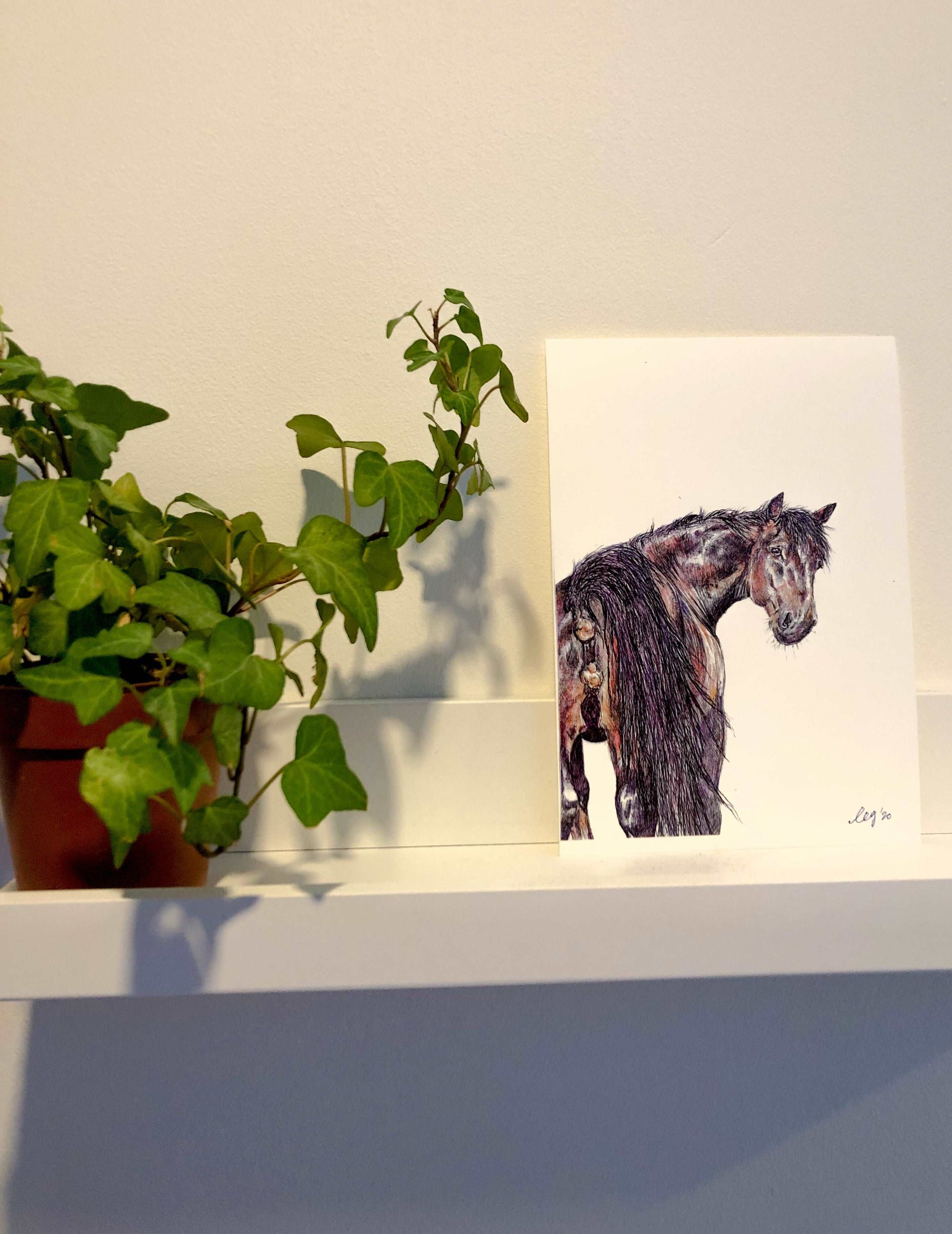 Pooping Horse poster