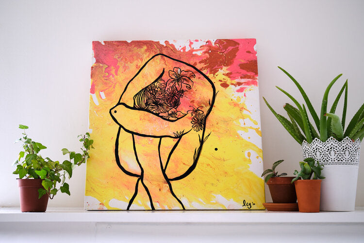 Vulnerability is Strength Original Painting