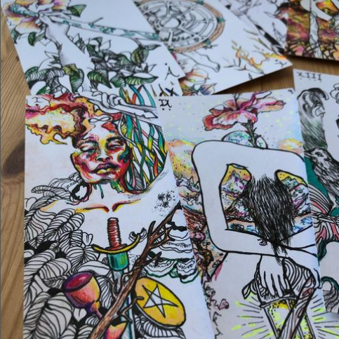 Plant Lady Tarot Deck | Limited Edition | Hand Drawn Tarot Deck